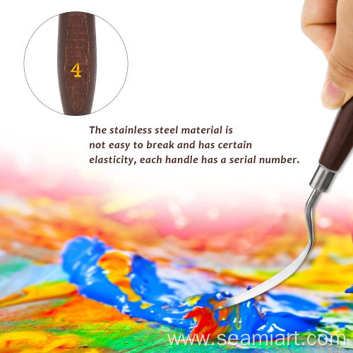 5 pcs palette knife set painting